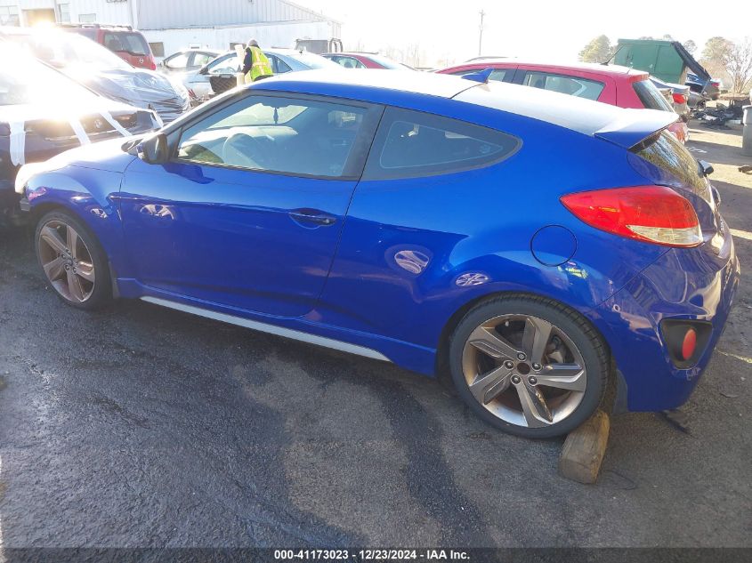 VIN KMHTC6AEXDU168126 2013 HYUNDAI VELOSTER no.3