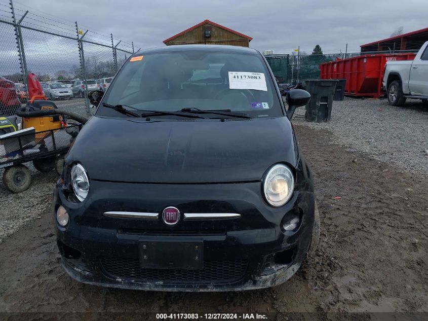 2015 Fiat 500 Sport VIN: 3C3CFFBRXFT550168 Lot: 41173083