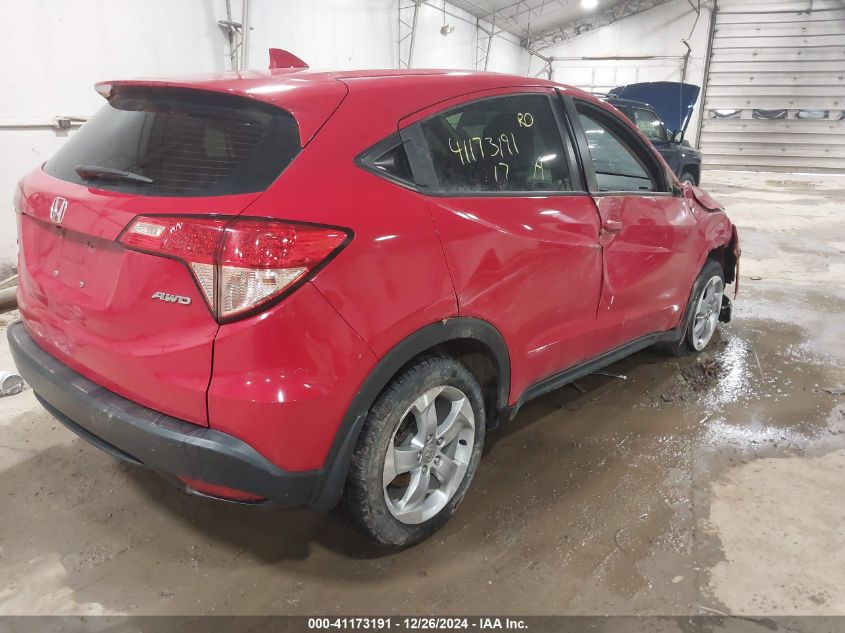 VIN 3CZRU6H34HM725214 2017 HONDA HR-V no.4