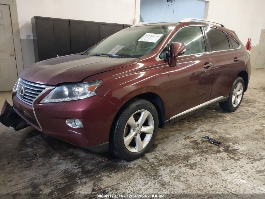 VIN 2T2BK1BA4DC224006 2013 Lexus RX, 350 no.2