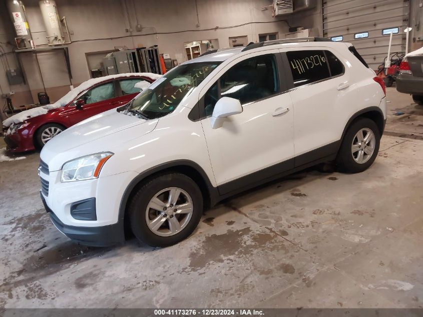 VIN 3GNCJLSB3FL167384 2015 Chevrolet Trax, LT no.2