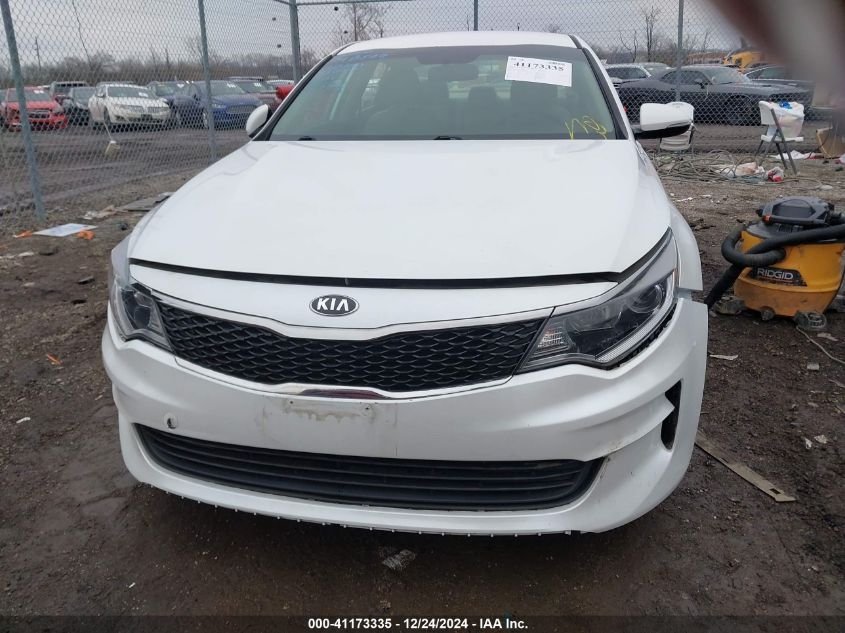 2016 Kia Optima Lx VIN: KNAGT4L38G5098529 Lot: 41173335