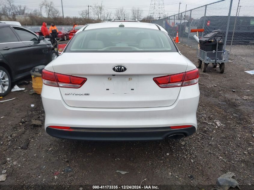 2016 Kia Optima Lx VIN: KNAGT4L38G5098529 Lot: 41173335