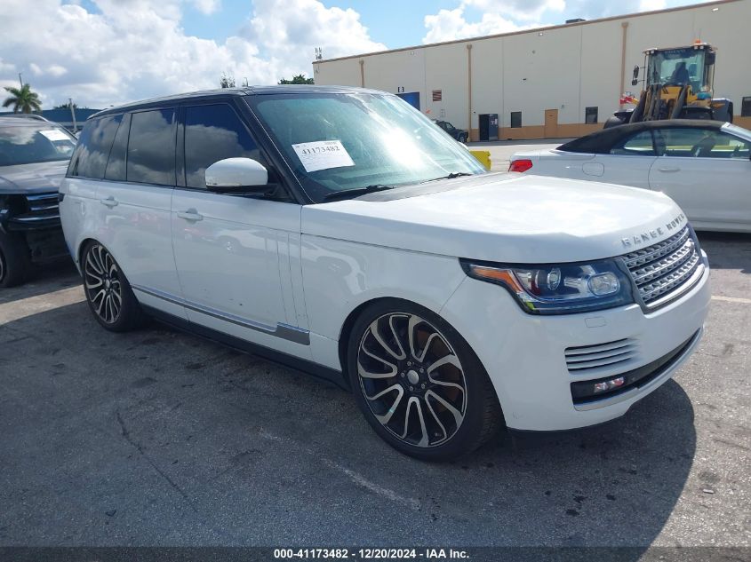 VIN SALGS2TF3EA185563 2014 Land Rover Range Rover,... no.1