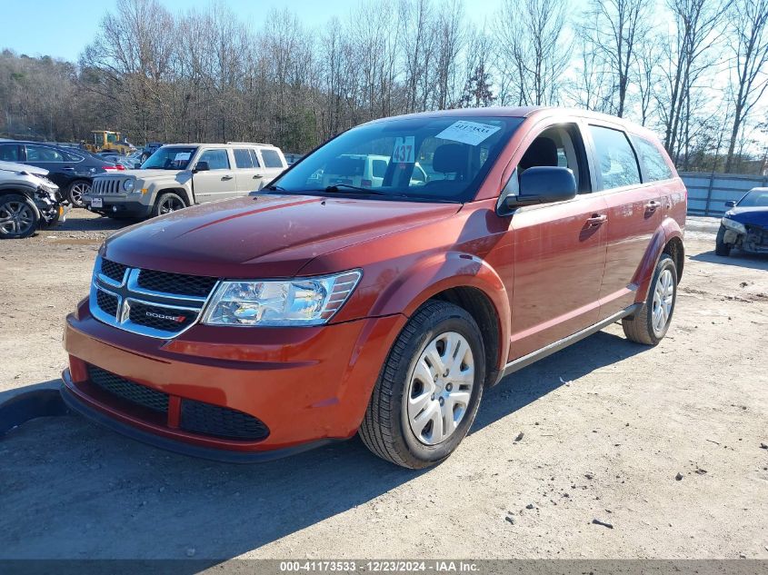 VIN 3C4PDCAB1ET303660 2014 DODGE JOURNEY no.2