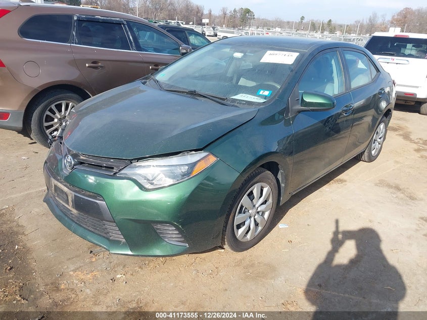 2016 TOYOTA COROLLA VIN: 2T1BURHEXGC627693