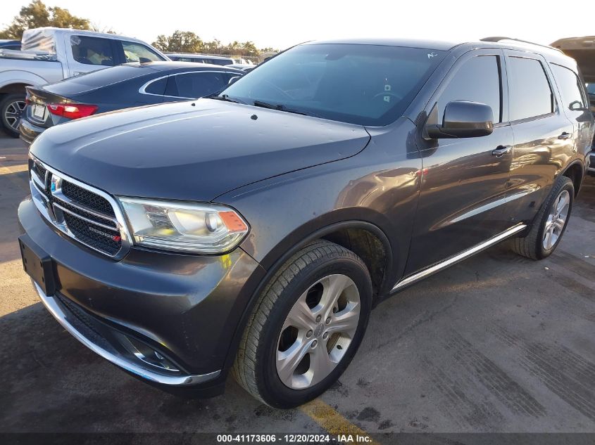 VIN 1C4RDJAG8EC267468 2014 Dodge Durango, Sxt no.2