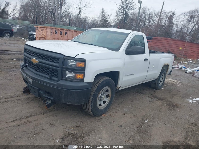 2014 CHEVROLET SILVERADO 1500 WORK TRUCK 1WT - 1GCNKPECXEZ205534