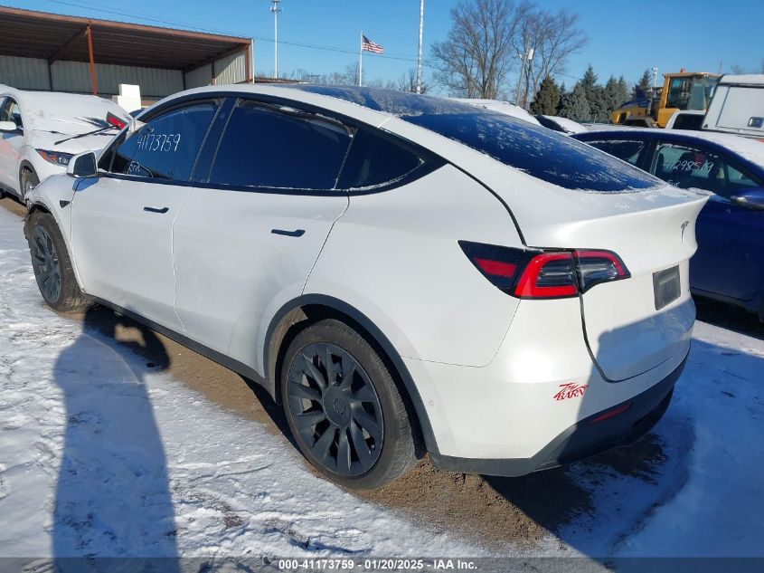 VIN 5YJYGDEEXMF185286 2021 TESLA MODEL Y no.3