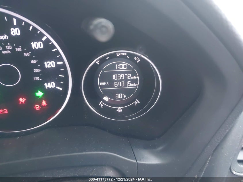 2019 HONDA HR-V VIN: 3CZRU6H10KG725585