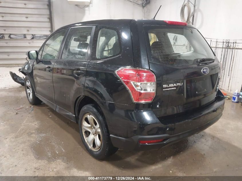 VIN JF2SJAACXEH492955 2014 SUBARU FORESTER no.3