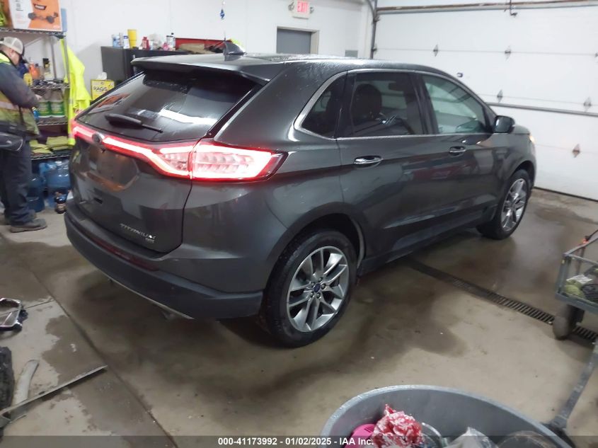 VIN 2FMTK4K85FBC38236 2015 FORD EDGE no.4