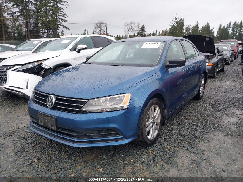 VIN 3VW2K7AJ2FM350767 2015 Volkswagen Jetta, 2.0L S no.2