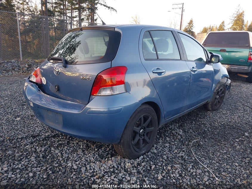 2011 TOYOTA YARIS VIN: JTDKT4K38B5331090
