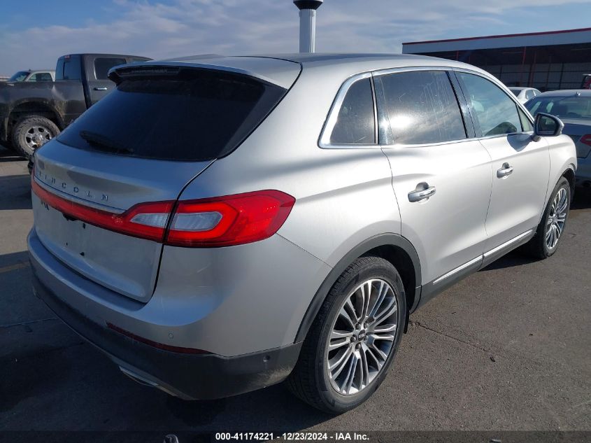 VIN 2LMTJ6LR5GBL24674 2016 LINCOLN MKX no.4