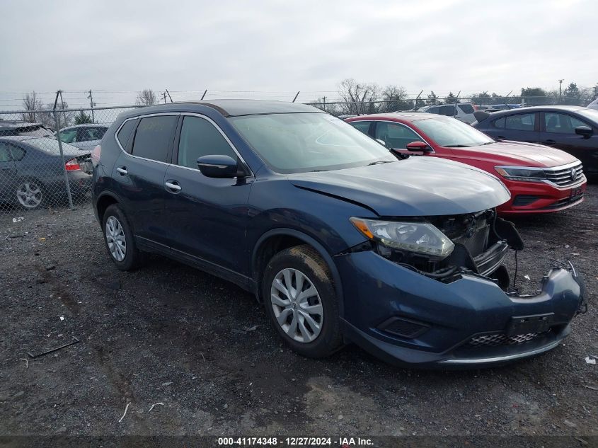 VIN 5N1AT2MKXFC914259 2015 Nissan Rogue, S no.1