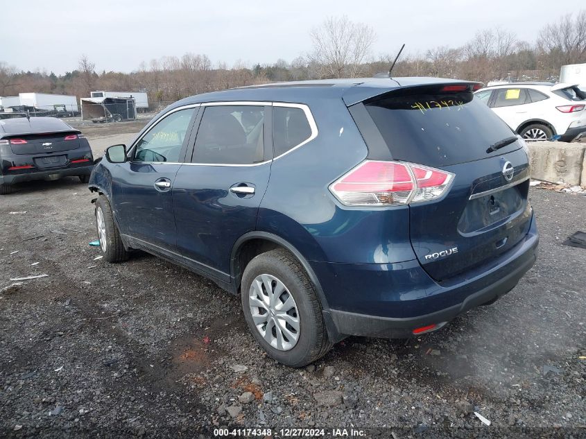 VIN 5N1AT2MKXFC914259 2015 Nissan Rogue, S no.3