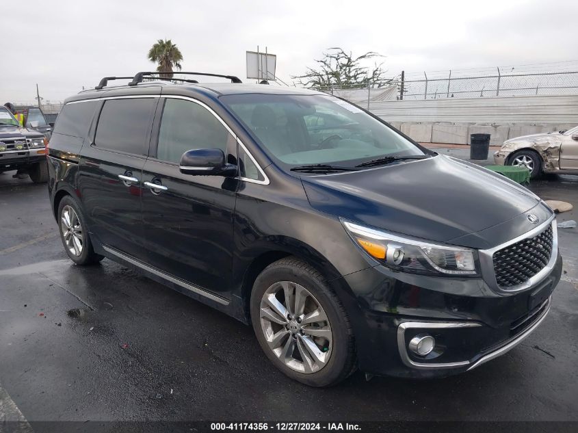 VIN KNDME5C13G6141477 2016 KIA Sedona, Sx Luxury no.1