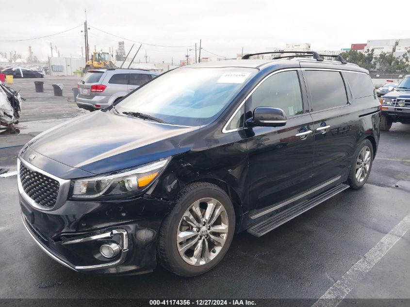 VIN KNDME5C13G6141477 2016 KIA Sedona, Sx Luxury no.2