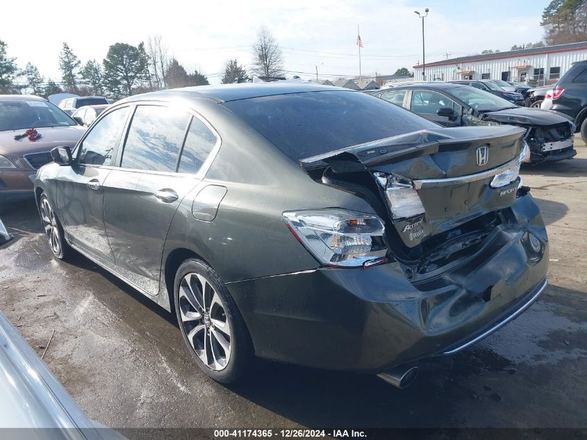 VIN 1HGCR2F57FA070617 2015 Honda Accord, Sport no.14