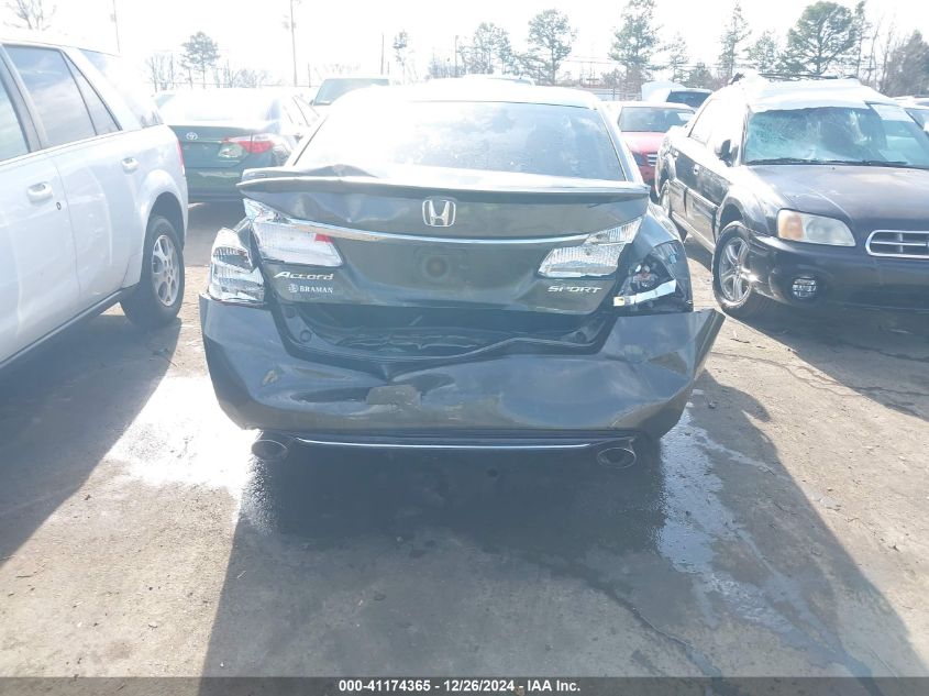 VIN 1HGCR2F57FA070617 2015 Honda Accord, Sport no.6