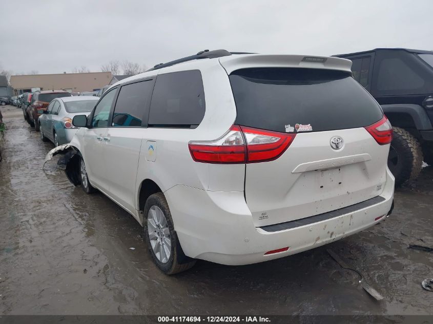 VIN 5TDDK3DCXFS104504 2015 TOYOTA SIENNA no.3