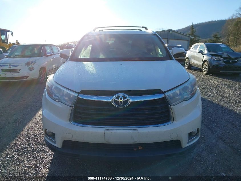 2015 TOYOTA HIGHLANDER LIMITED V6 - 5TDDKRFH5FS078079