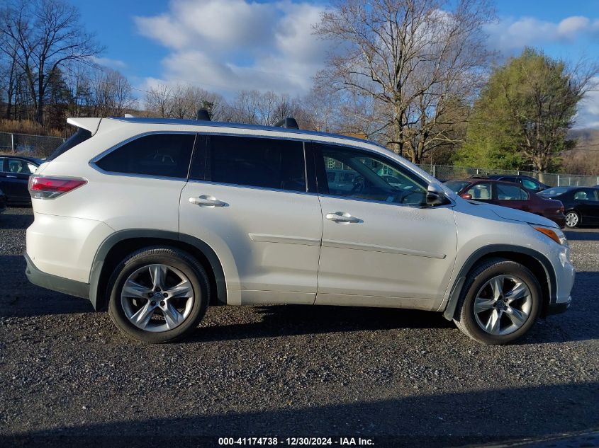 2015 TOYOTA HIGHLANDER LIMITED V6 - 5TDDKRFH5FS078079