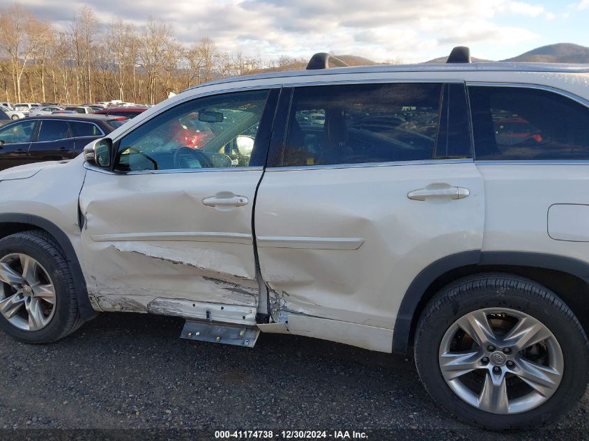 2015 TOYOTA HIGHLANDER LIMITED V6 - 5TDDKRFH5FS078079