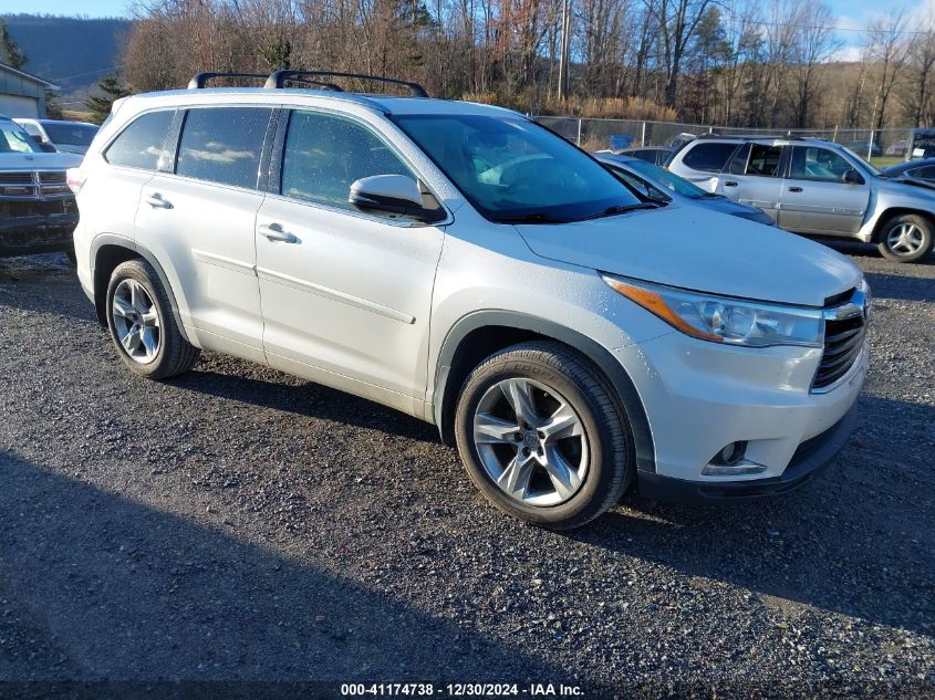 VIN 5TDDKRFH5FS078079 2015 Toyota Highlander, Limit... no.1