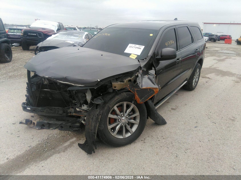Vin: 1c4rdjagxjc143602, lot: 41665196, dodge durango sxt awd 20182