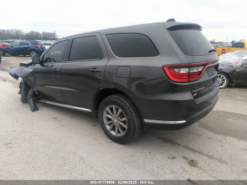 Vin: 1c4rdjagxjc143602, lot: 41665196, dodge durango sxt awd 20183