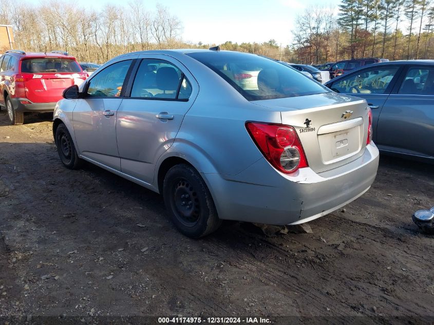 VIN 1G1JA5SH9E4168035 2014 Chevrolet Sonic, Ls Auto no.3