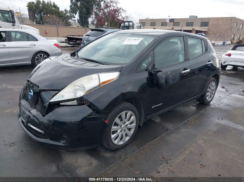 VIN 1N4AZ0CP7FC312719 2015 NISSAN LEAF no.2