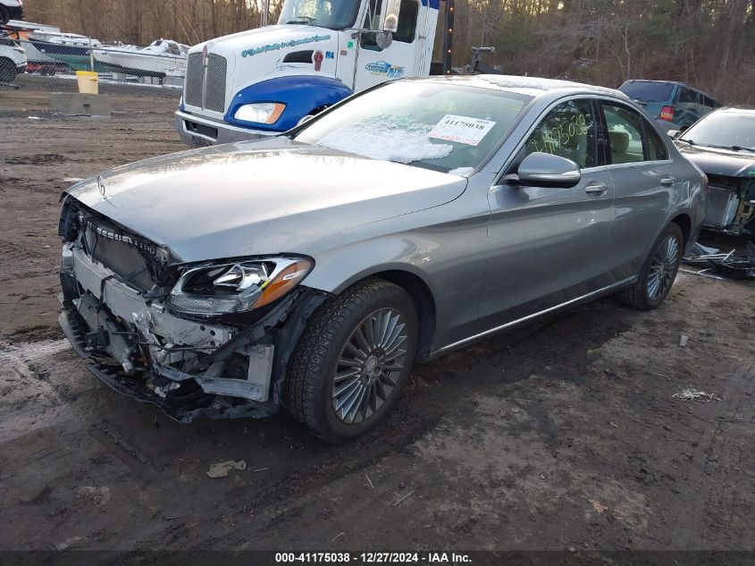 VIN 55SWF4KB3FU041326 2015 Mercedes-Benz C 300, 4Ma... no.2