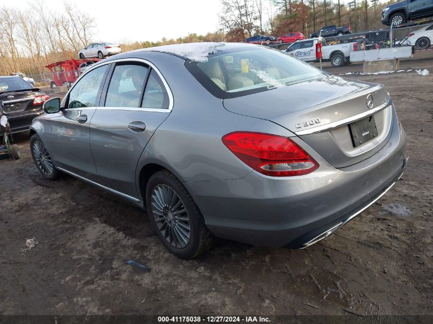 VIN 55SWF4KB3FU041326 2015 Mercedes-Benz C 300, 4Ma... no.3