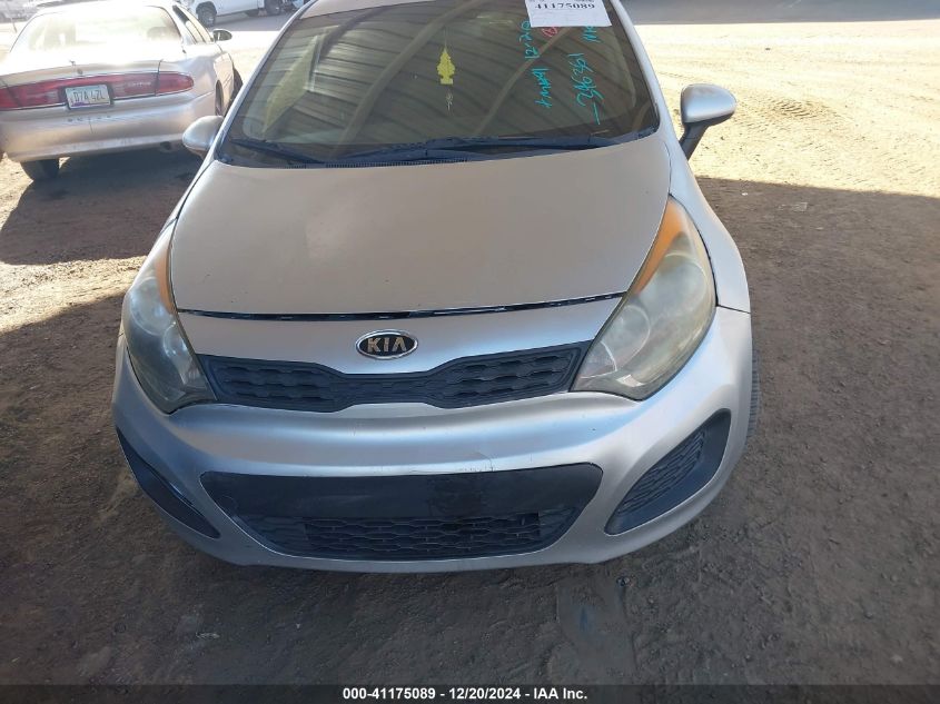 2014 Kia Rio Lx VIN: KNADM5A3XE6346361 Lot: 41175089