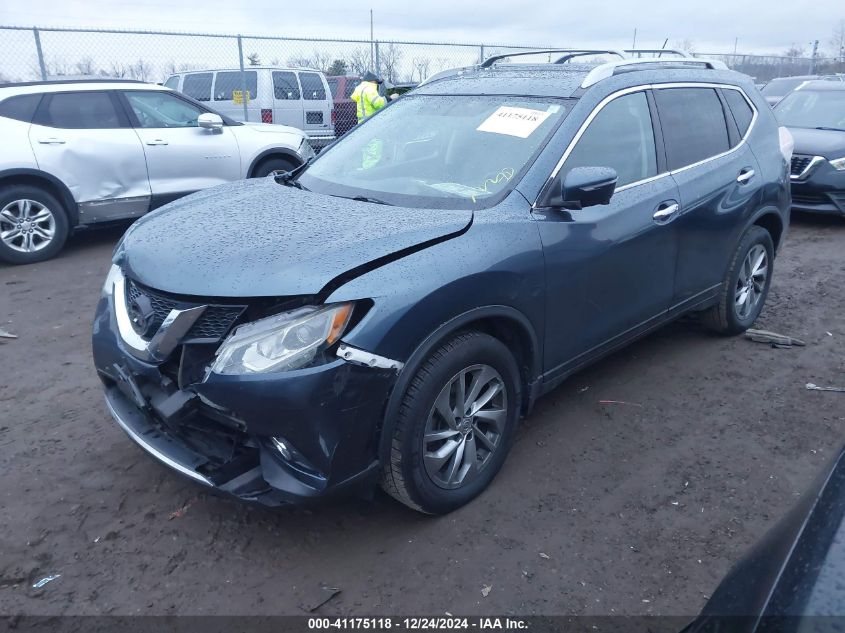 VIN 5N1AT2MV2EC779173 2014 Nissan Rogue, SL no.2