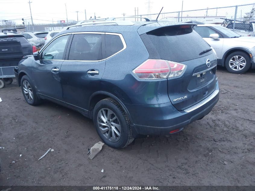 VIN 5N1AT2MV2EC779173 2014 Nissan Rogue, SL no.3