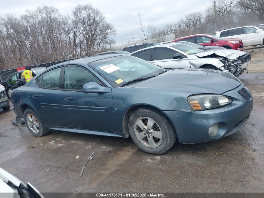 2006 Pontiac Grand Prix VIN: 2G2WP552961210515 Lot: 41175171