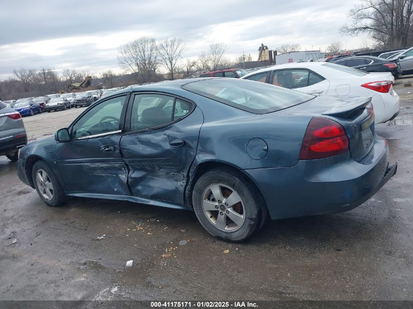 2006 Pontiac Grand Prix VIN: 2G2WP552961210515 Lot: 41175171