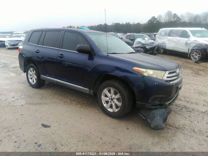 Vin: 5tdzk3eh5cs069687, lot: 41665510, toyota highlander base v6 2012 img_1