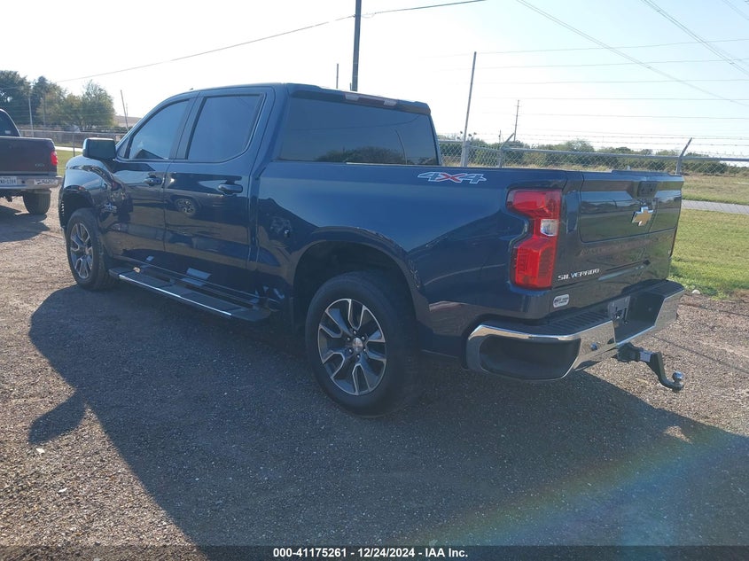2022 CHEVROLET SILVERADO 1500 4WD  STANDARD BED LT - 3GCPDDEK3NG634961