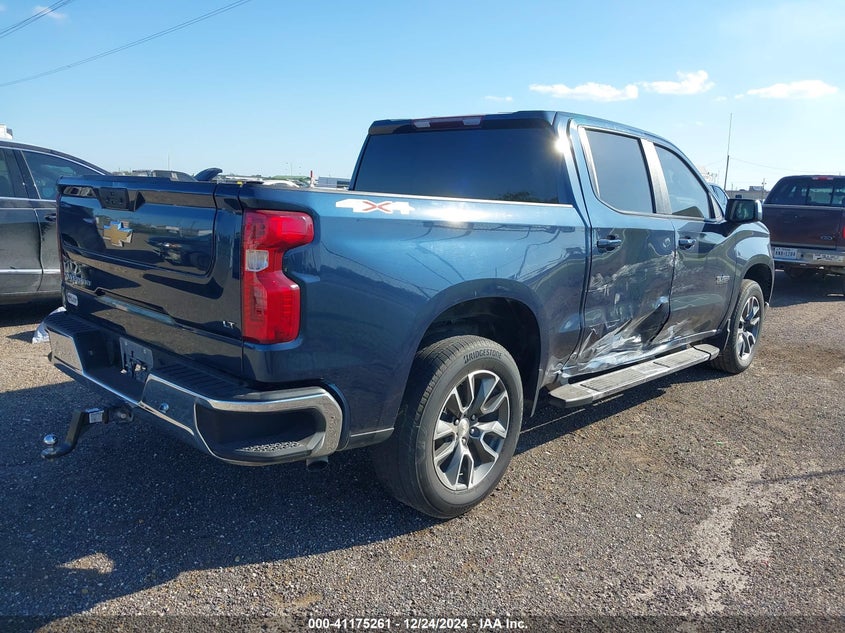 2022 CHEVROLET SILVERADO 1500 4WD  STANDARD BED LT - 3GCPDDEK3NG634961
