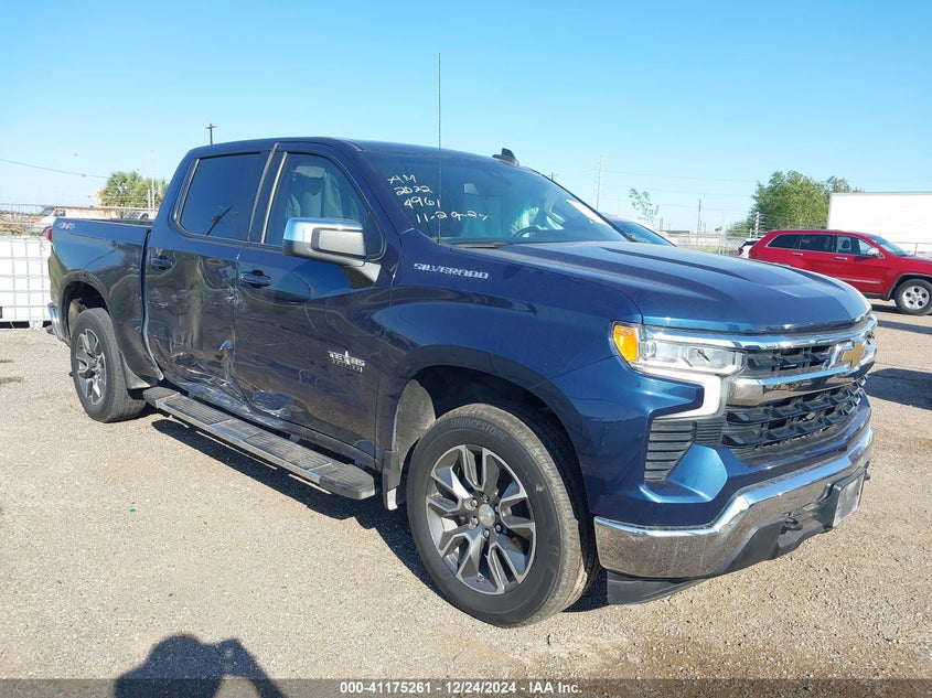 2022 CHEVROLET SILVERADO 1500 4WD  STANDARD BED LT - 3GCPDDEK3NG634961