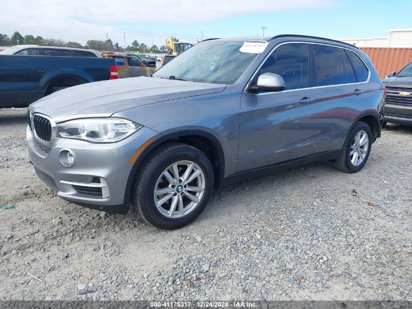 VIN 5UXKR0C51E0H27498 2014 BMW X5, Xdrive35I no.2