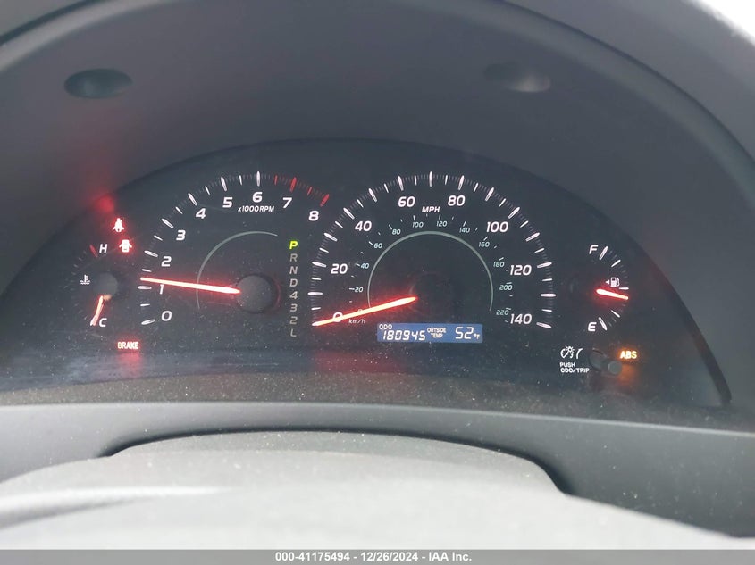 2008 TOYOTA CAMRY VIN: 4T1BE46K58U209938