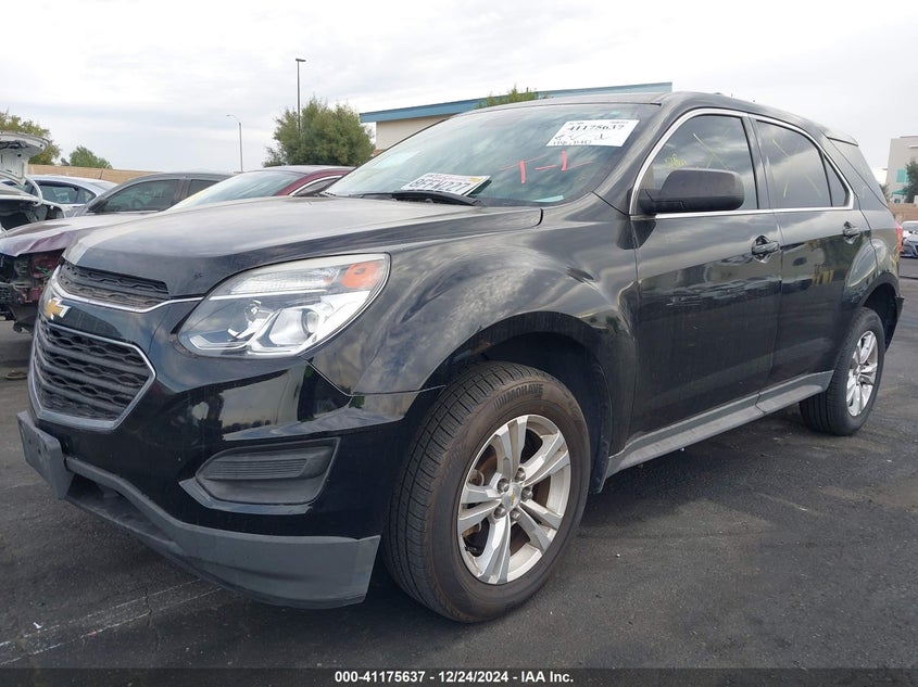 2016 CHEVROLET EQUINOX VIN: 2GNALBEK2G6215289