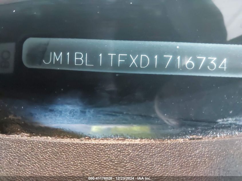 VIN JM1BL1TFXD1716734 2013 Mazda 3, I Sv no.9