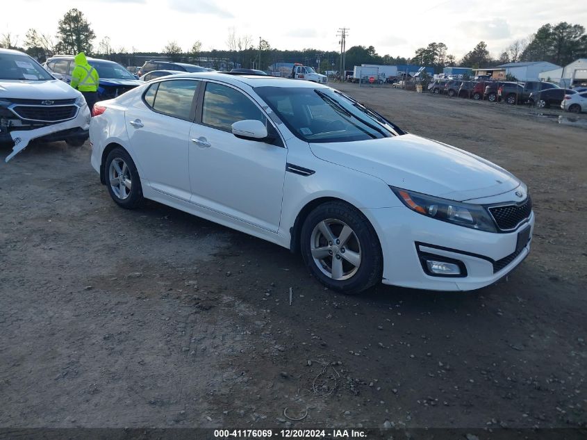 VIN 5XXGM4A75FG383236 2015 KIA Optima, LX no.1